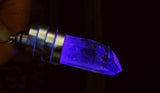 Ultraviolet LED Natural Quartz Light Up Crystal Pendant Necklace