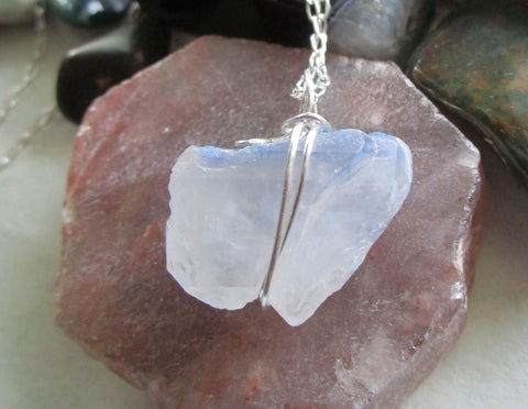 Irregular Rainbow Stone Natural Crystal Chakra Rock Necklace - Temu