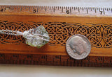 Green Epidote Quartz Natural Crystal Gemstone Pendant