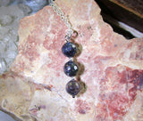 Black Opal Natural Faceted Gemstone Beads Pendant Necklace