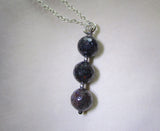 Black Opal Natural Faceted Gemstone Beads Pendant Necklace