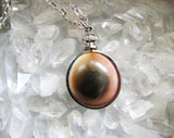 Natural Operculum Seashell Pendant Necklace