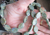 Natural Rainforest Jasper Rhyolite Gemstone Beaded Necklace