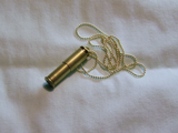 Brass Keepsake Capsule Bullet Jewelry Pendant Necklace
