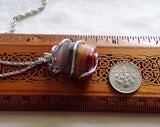 Rainbow Chakra Crystal Wire Wrapped Gemstone Pendant Necklace