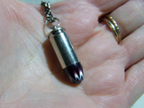 Rosetta Star Glass Chevron Bead Bullet Jewelry Pendant