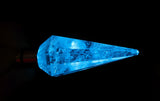 Quartz Crystal Color Change Light Up Pendulum Pendant Necklace