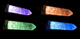 LED Light Up Color Change Polished Quartz Crystal Pendant Necklace