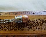 Recycled Copper Bullet Jewelry Pendant