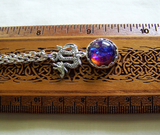 Dragon's Breath Opal Vintage Pendant Necklace