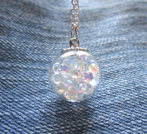 Fairy Tube Pearl Cage Pendant