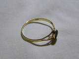 Vintage 18K Gold Black Onyx Ring Size 6.25