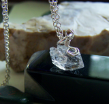Herkimer Diamond Natural Gemstone Crystal Necklace