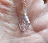 Harlequin Quartz Lepidocrocite Crystal Gemstone Pendant Necklace