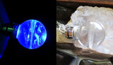 Water Elemental Blue LED Light Up Quartz Crystal Ball Pendant