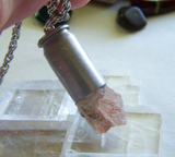 Oregon Sunstone Raw Gemstone Bullet Jewelry Pendant